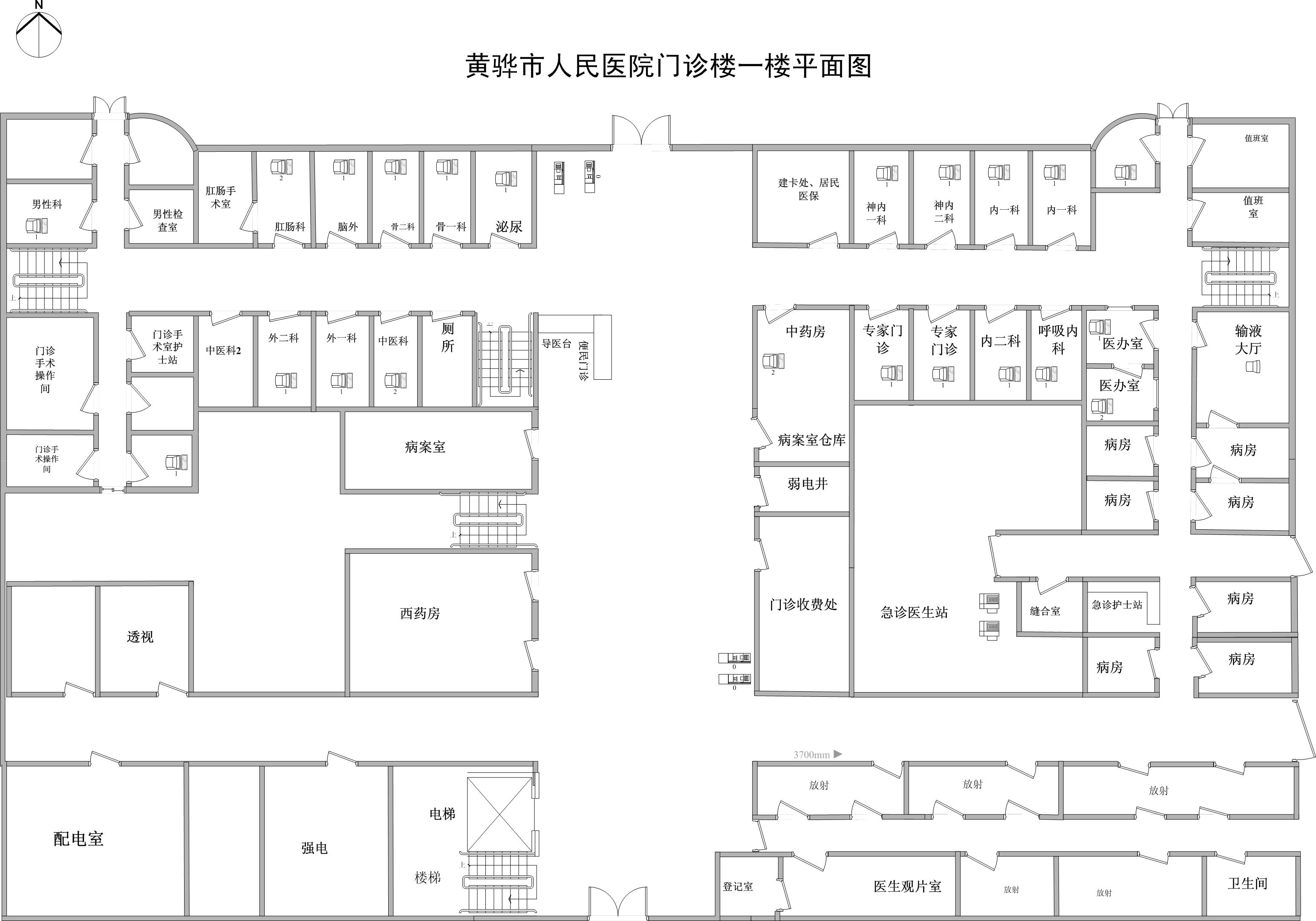 门诊科室布局图